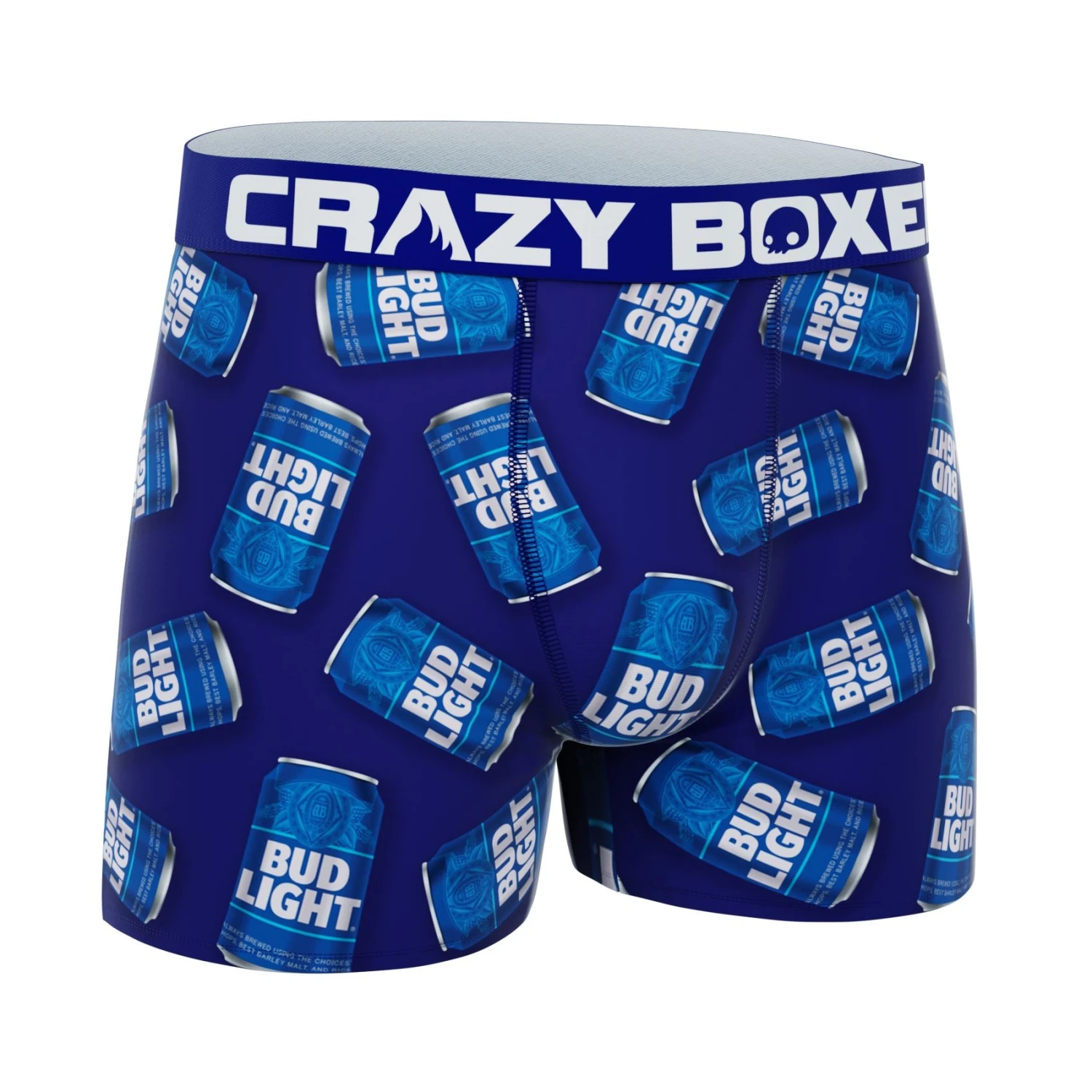 CRAZYBOXER Bud Light Cann Men's Boxer Briefs 3 CRAZYBOXER Bud Light Cann Men's Boxer Briefs - Image 3