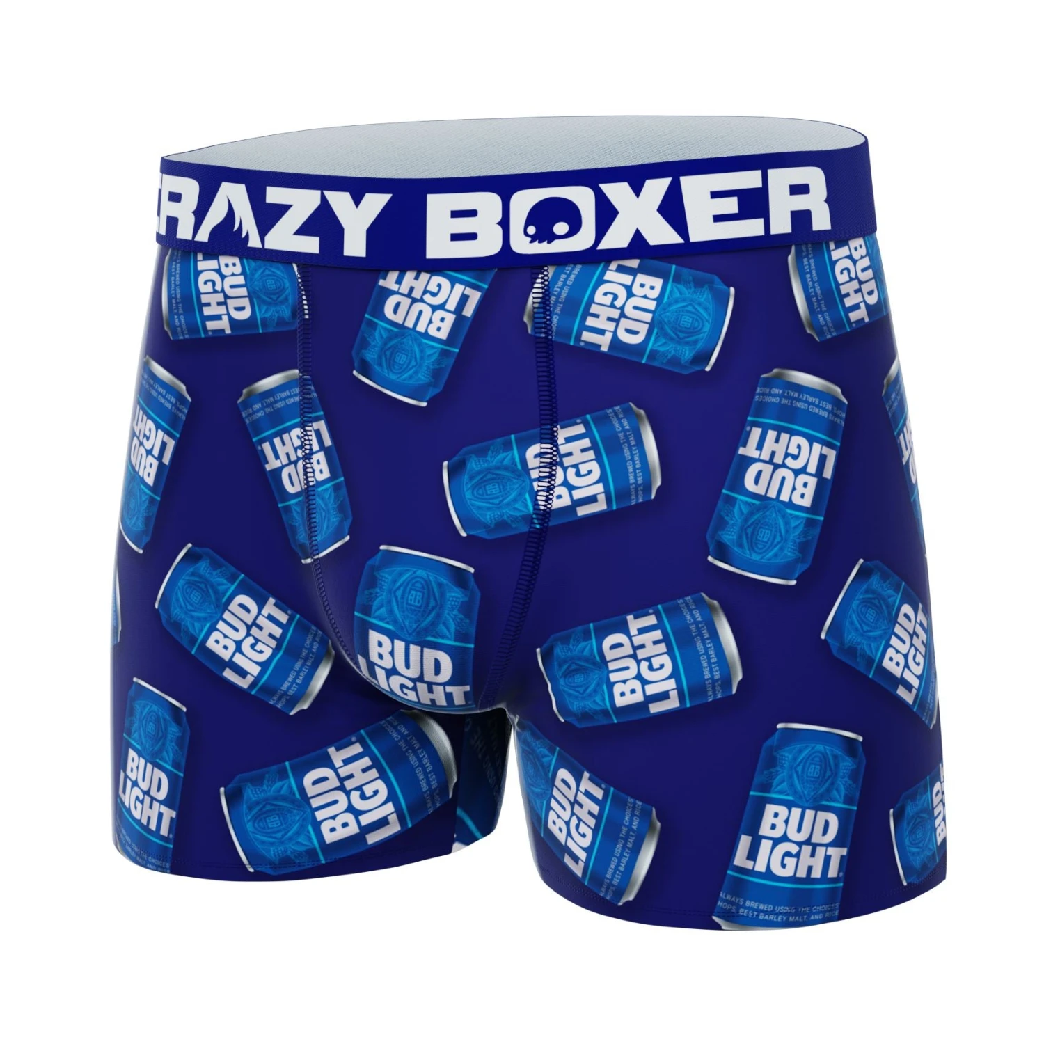 CRAZYBOXER Bud Light Cann Men's Boxer Briefs 4 CRAZYBOXER Bud Light Cann Men's Boxer Briefs - Image 4