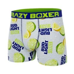 CRAZYBOXER Bud Light Lime Men's Boxer Briefs -Crazy Boxer CBBUD0101LIME 4
