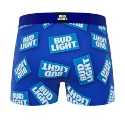 CRAZYBOXER BUD LIGHT Logo-Can Men's Boxer Briefs (2 Pack) -Crazy Boxer CBBUD0101X2A1 7