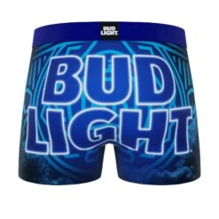 CRAZYBOXER Bud Light Logo Men's Boxer Briefs (Pack 2) -Crazy Boxer CBBUD0101X2A2 2