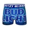 CRAZYBOXER Bud Light Men's Boxer Briefs (Pack 5)