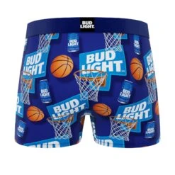 CRAZYBOXER Bud Light Sport Men's Boxer Briefs (2 Pack) 7 CRAZYBOXER Bud Light Sport Men's Boxer Briefs (2 Pack) -Crazy Boxer CBBUD0102X2A3 2