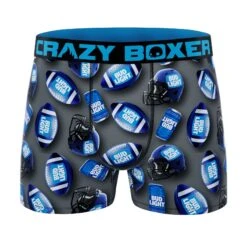 CRAZYBOXER Bud Light Sport Men's Boxer Briefs (2 Pack) 8 CRAZYBOXER Bud Light Sport Men's Boxer Briefs (2 Pack) -Crazy Boxer CBBUD0102X2A3 3