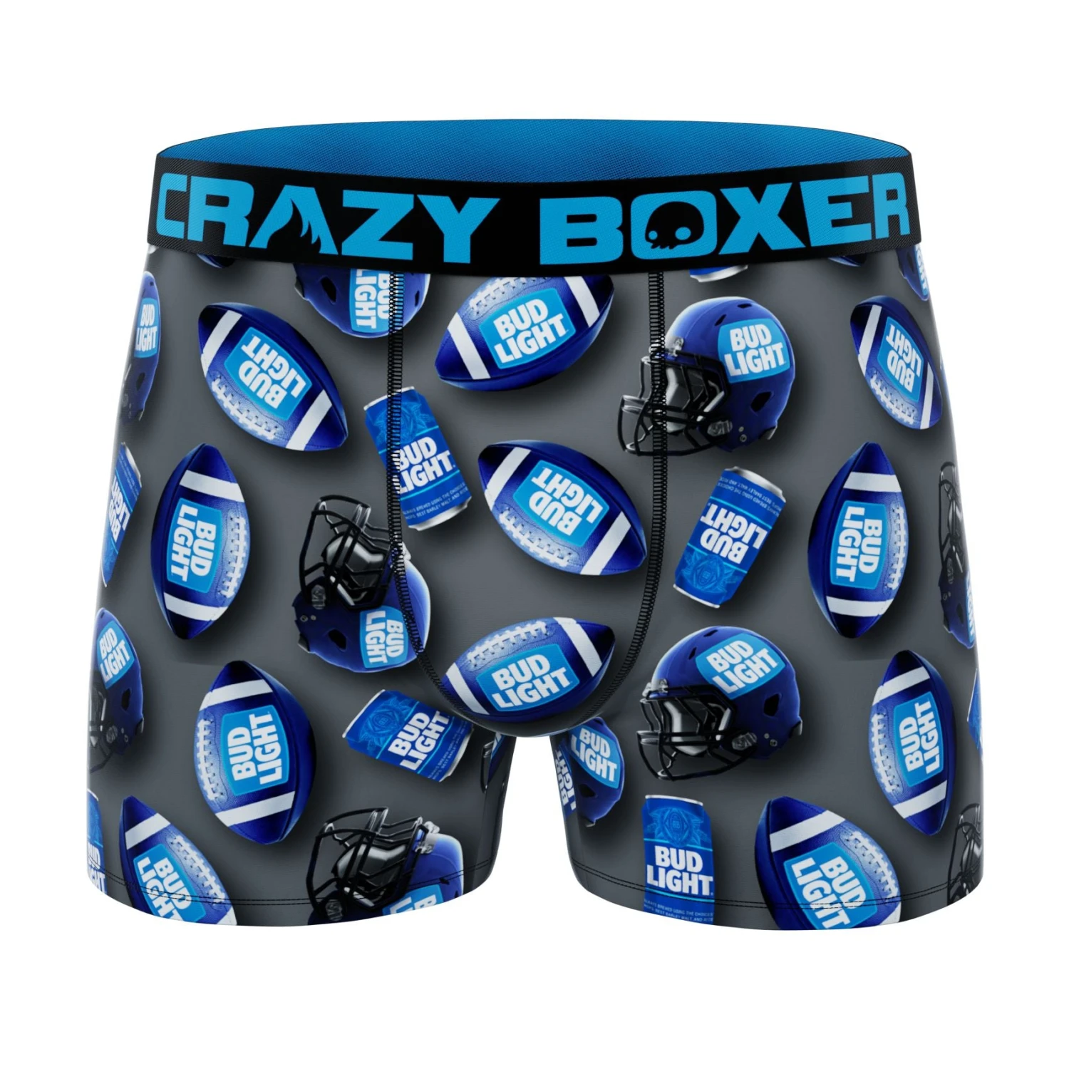 CRAZYBOXER Bud Light Sport Men's Boxer Briefs (2 Pack) 4 CRAZYBOXER Bud Light Sport Men's Boxer Briefs (2 Pack) - Image 4