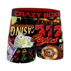 CRAZYBOXER Casino In Vegas Men's Boxer Briefs -Crazy Boxer CBCAS0101CASI 3