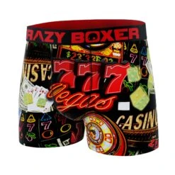CRAZYBOXER Casino In Vegas Men's Boxer Briefs -Crazy Boxer CBCAS0101CASI 4