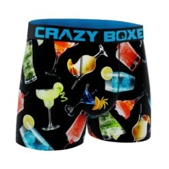 CRAZYBOXER Cocktails Men's Boxer Briefs -Crazy Boxer CBCAS0101DRNK 3