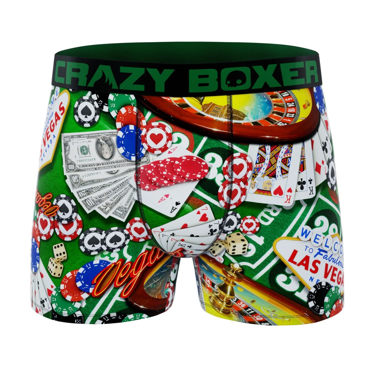 CRAZYBOXER Casino In Vegas Men's Boxer Briefs (2 Pack) 4 CRAZYBOXER Casino In Vegas Men's Boxer Briefs (2 Pack) - Image 4