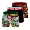 CRAZYBOXER Casino In Vegas Men's Boxer Briefs (3 Pack)