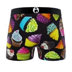 CRAZYBOXER Cupcakes And Cocktails Men's Boxer Briefs (3 Pack) -Crazy Boxer CBCAS0101X3A2 2