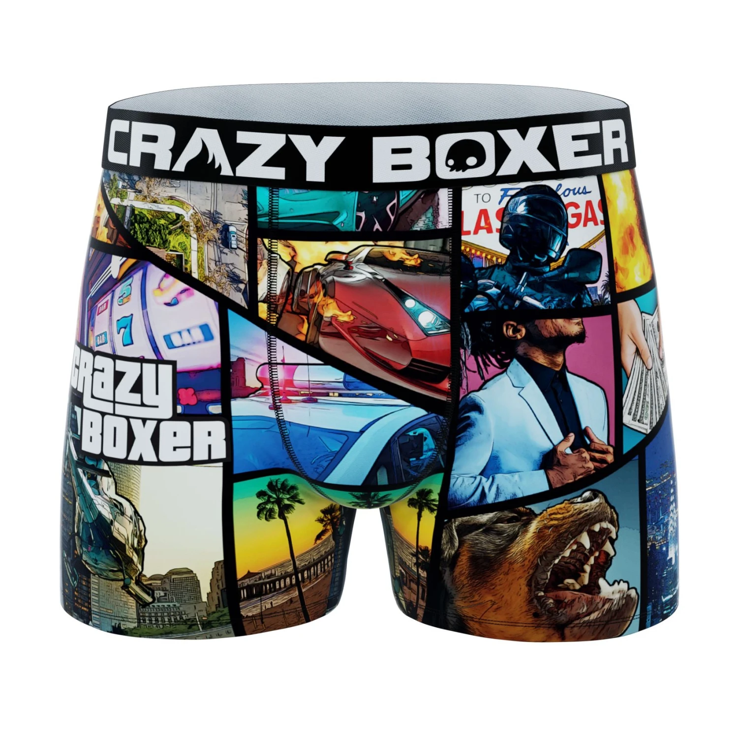 CRAZYBOXER Theft Auto Kid's Boxer Briefs 1 CRAZYBOXER Theft Auto Kid's Boxer Briefs