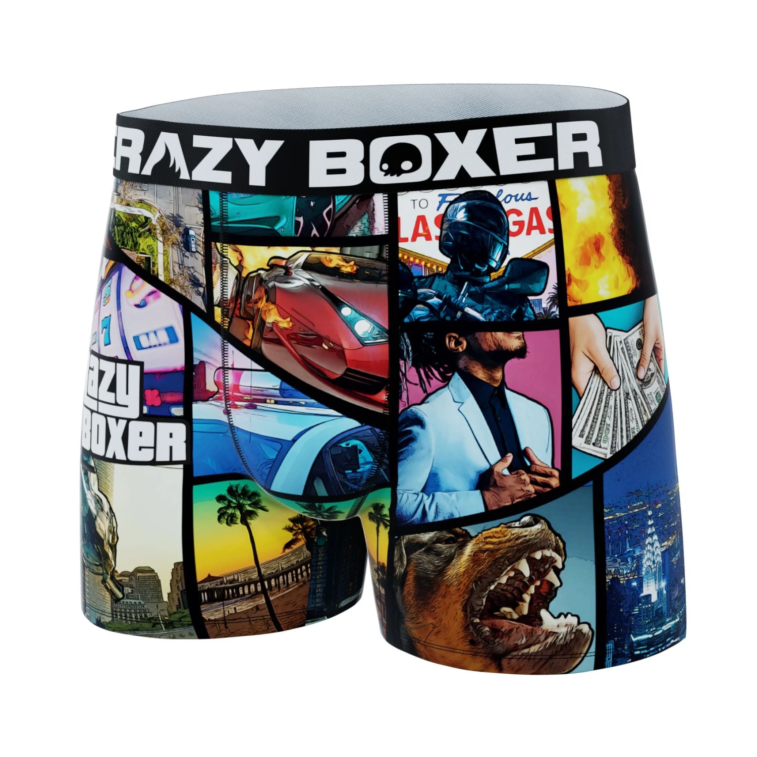 CRAZYBOXER Theft Auto Kid's Boxer Briefs 4 CRAZYBOXER Theft Auto Kid's Boxer Briefs - Image 4