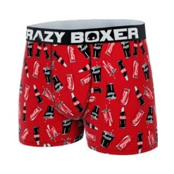 CRAZYBOXER Coca Cola Men's Boxer Briefs -Crazy Boxer CBCOC0101ALO1 4