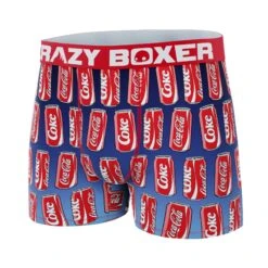 CRAZYBOXER Coca Cola Lovers Men's Boxer Briefs (Creative Packaging) -Crazy Boxer CBCOC0101AME2N 4