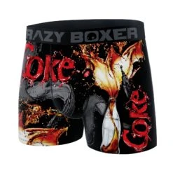 CRAZYBOXER Coca Cola Splash Men's Boxer Briefs -Crazy Boxer CBCOC0101SPLA 4