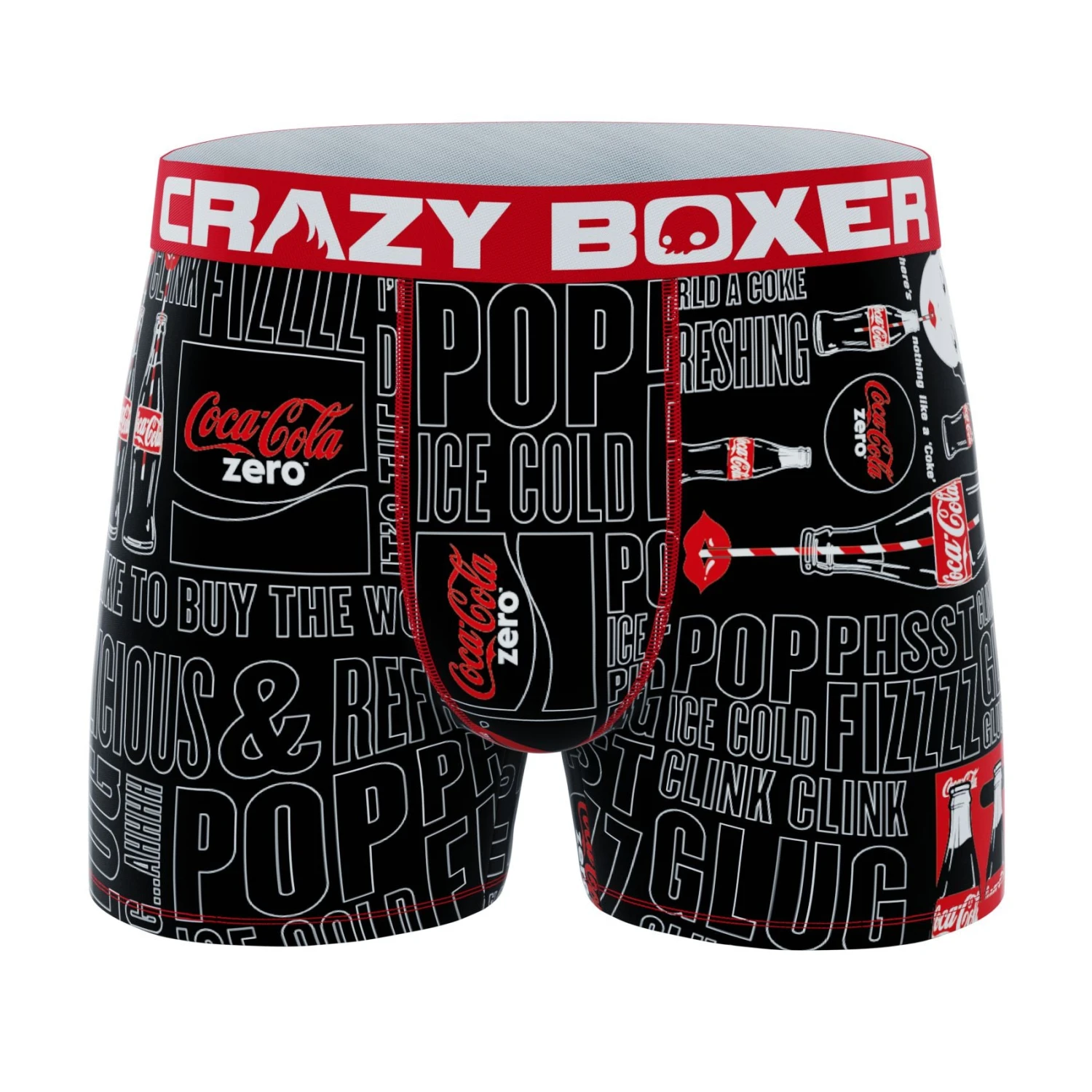 CRAZYBOXER Coca-Cola Zero Men's Boxer Briefs (Creative Packaging) 2 CRAZYBOXER Coca-Cola Zero Men's Boxer Briefs (Creative Packaging) - Image 2