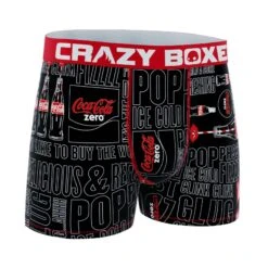 CRAZYBOXER Coca-Cola Zero Men's Boxer Briefs (Creative Packaging) 8 CRAZYBOXER Coca-Cola Zero Men's Boxer Briefs (Creative Packaging) -Crazy Boxer CBCOC0101ZERON 3