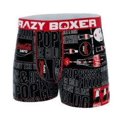 CRAZYBOXER Coca-Cola Zero Men's Boxer Briefs (Creative Packaging) 9 CRAZYBOXER Coca-Cola Zero Men's Boxer Briefs (Creative Packaging) -Crazy Boxer CBCOC0101ZERON 4