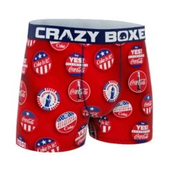 CRAZYBOXER Coca Cola Badges Men's Boxer Briefs (Creative Packaging) 8 CRAZYBOXER Coca Cola Badges Men's Boxer Briefs (Creative Packaging) -Crazy Boxer CBCOC01BADGN2 3