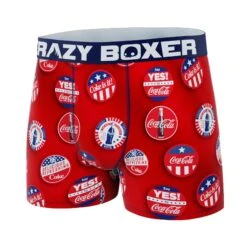 CRAZYBOXER Coca Cola Badges Men's Boxer Briefs (Creative Packaging) 9 CRAZYBOXER Coca Cola Badges Men's Boxer Briefs (Creative Packaging) -Crazy Boxer CBCOC01BADGN2 4