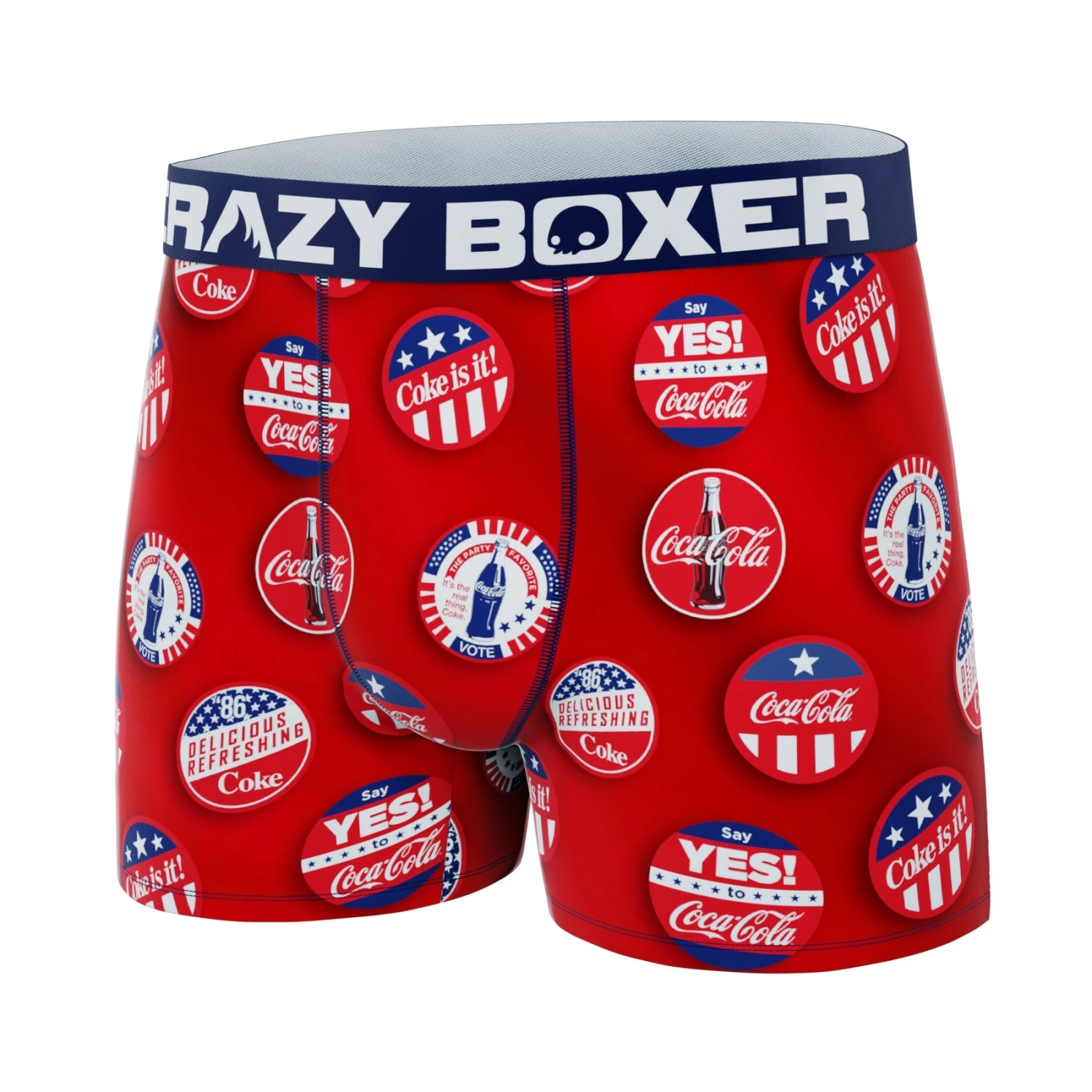 CRAZYBOXER Coca Cola Badges Men's Boxer Briefs (Creative Packaging) 5 CRAZYBOXER Coca Cola Badges Men's Boxer Briefs (Creative Packaging) - Image 5