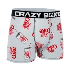 CRAZYBOXER Coca-Cola Diet Coke Men's Boxer Briefs (Creative Packaging) -Crazy Boxer CBCOC01DIETN 3
