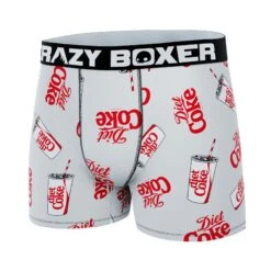 CRAZYBOXER Coca-Cola Diet Coke Men's Boxer Briefs (Creative Packaging) -Crazy Boxer CBCOC01DIETN 4