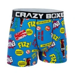 CRAZYBOXER Coca Cola Pop Art Men's Boxer Briefs -Crazy Boxer CBCOC01POPS 3