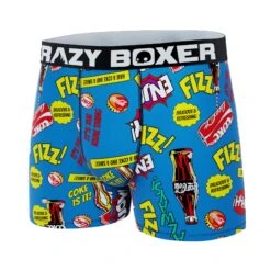 CRAZYBOXER Coca Cola Pop Art Men's Boxer Briefs -Crazy Boxer CBCOC01POPS 4