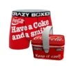 CRAZYBOXER Coca-Cola Have A Coke And A Smile Men's Boxer Briefs (Creative Packaging)