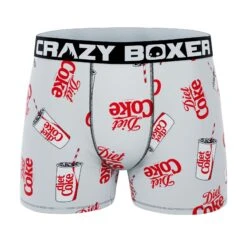 CRAZYBOXER Coca-Cola Drinks Men's Boxer Briefs 3 Pack (Creative Packaging) -Crazy Boxer CBCOC01X3A4N 3