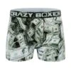 CRAZYBOXER Men's Dollars Men's Boxer Briefs