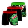 CRAZYBOXER Mountain Dew Red Men's Boxer Briefs (3 Pack)