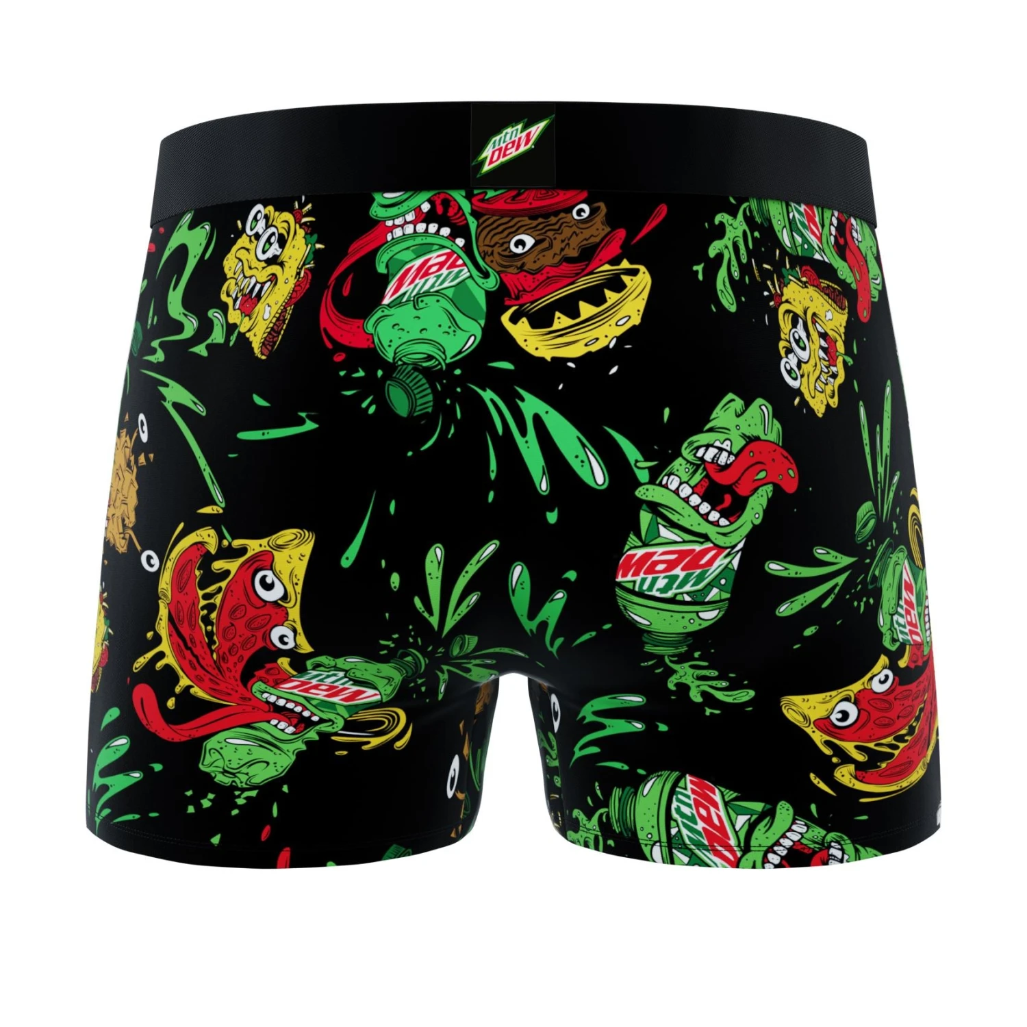 CRAZYBOXER Mountain Dew Monsters Men's Boxer Briefs (3 Pack) 7 CRAZYBOXER Mountain Dew Monsters Men's Boxer Briefs (3 Pack) - Image 7