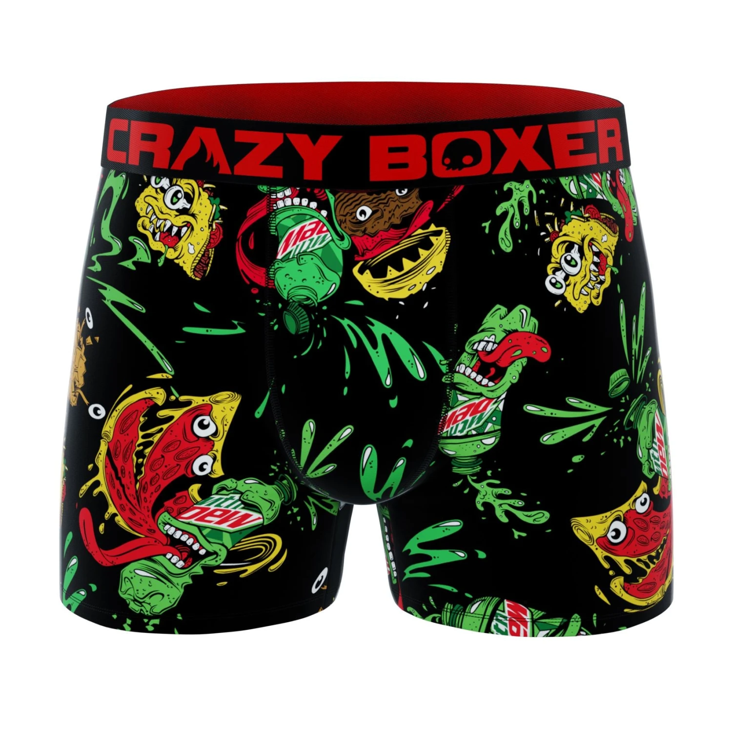 CRAZYBOXER Mountain Dew Men's Boxer Briefs (Pack 3) 6 CRAZYBOXER Mountain Dew Men's Boxer Briefs (Pack 3) - Image 6
