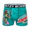 CRAZYBOXER Mountain Dew Baja Blast Men's Boxer Briefs