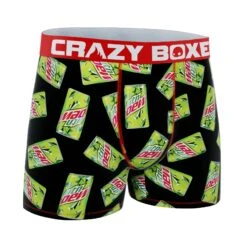 CRAZYBOXER Mountain Dew Can Men's Boxer Briefs -Crazy Boxer CBDEW0103CAN1 3