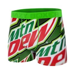 CRAZYBOXER Mountain Dew Logo Men's Boxer Briefs (Creative Packaging) 9 CRAZYBOXER Mountain Dew Logo Men's Boxer Briefs (Creative Packaging) -Crazy Boxer CBDEW0103CAN2N 4