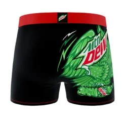 CRAZYBOXER Mountain Dew Logo Men's Boxer Briefs (3 Pack) -Crazy Boxer CBDEW0103X3A1W 2