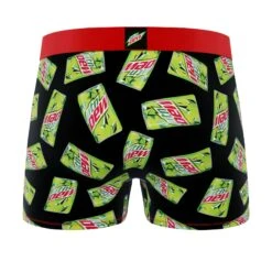 CRAZYBOXER Mountain Dew Logo Men's Boxer Briefs (3 Pack) -Crazy Boxer CBDEW0103X3A1W 6