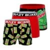 CRAZYBOXER Mountain Dew Logo Men's Boxer Briefs (3 Pack)