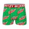 CRAZYBOXER Moutain Dew Logo Men's Boxer Briefs