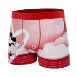 CRAZYBOXER Disney Mickey Love Men's Boxer Briefs -Crazy Boxer CBDIS0102HUGS 4