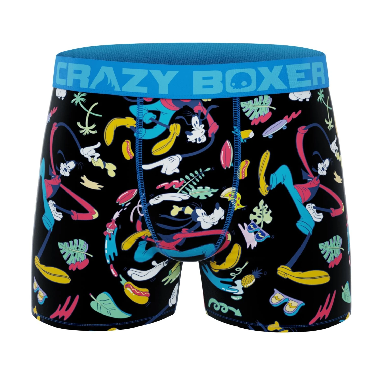 CRAZYBOXER Disney Goofy Pop Art Men's Boxer Briefs (2 Pack) 4 CRAZYBOXER Disney Goofy Pop Art Men's Boxer Briefs (2 Pack) - Image 4