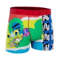 CRAZYBOXER Disney Mickey Pop Art Men's Boxer Briefs -Crazy Boxer CBDIS0104PAMI 3