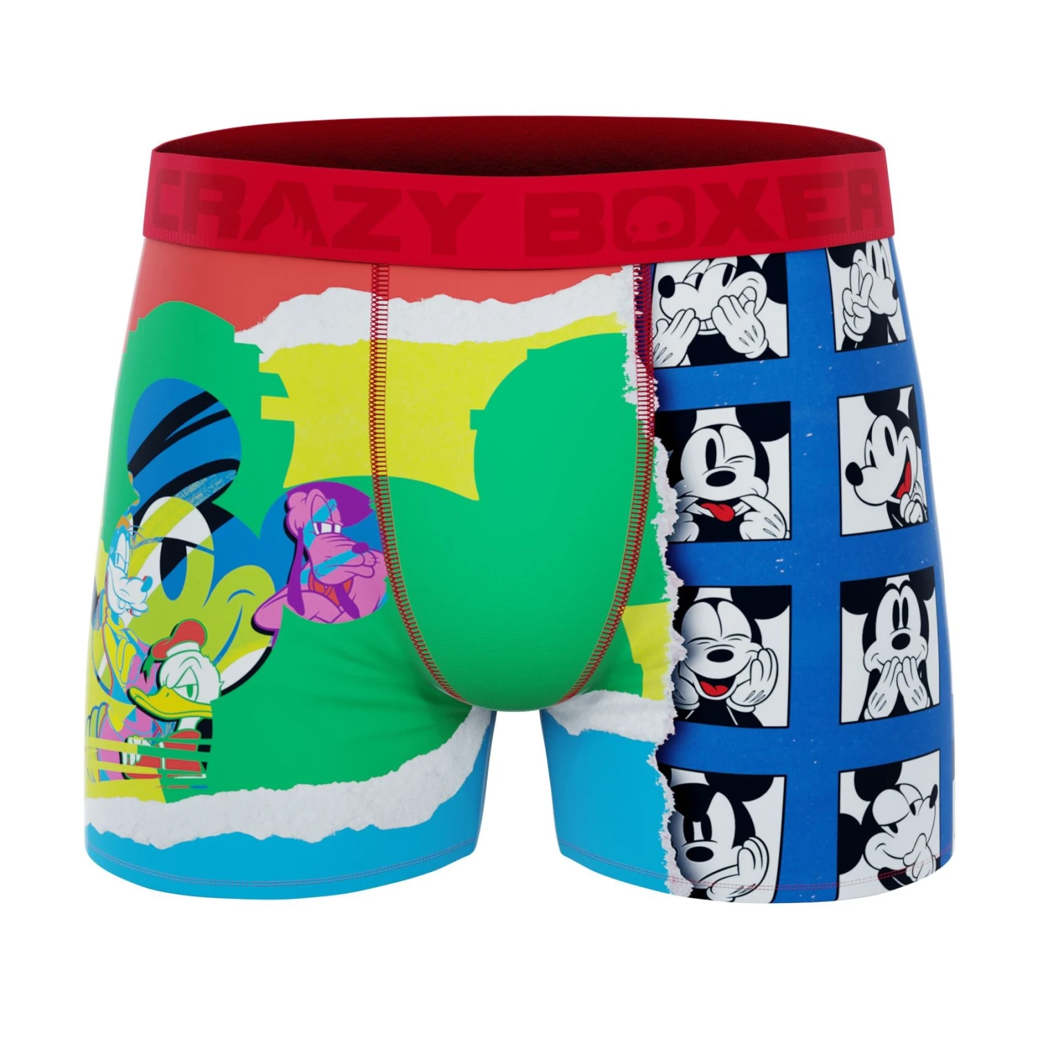 CRAZYBOXER Disney Mickey Pop Art & Donald Duck Men's Boxer Briefs (2 Pack) 2 CRAZYBOXER Disney Mickey Pop Art & Donald Duck Men's Boxer Briefs (2 Pack) - Image 2