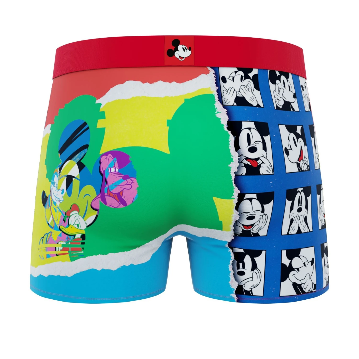 CRAZYBOXER Disney Mickey Pop Art & Donald Duck Men's Boxer Briefs (2 Pack) 3 CRAZYBOXER Disney Mickey Pop Art & Donald Duck Men's Boxer Briefs (2 Pack) - Image 3