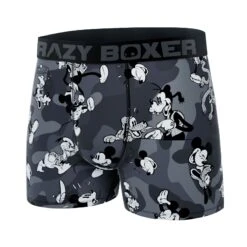CRAZYBOXER Disney Classic Black Men's Boxer Briefs -Crazy Boxer CBDIS0105BLAK 4