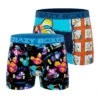 CRAZYBOXER Disney Donald Pop Art Men's Boxer Briefs(2 Pack)
